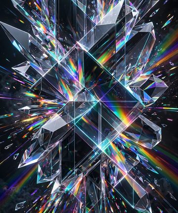 iPhone Duo wallpaper — Prism Shards